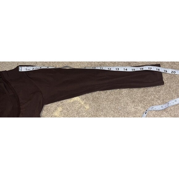 SKIMS (3XL) Seamless Sculpt Long Sleeve Open Bust Brief Bodysuit Cocoa Brown EUC - Picture 10 of 13
